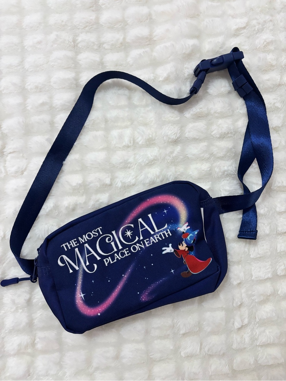Disney Parks Sorcerer Mickey Fanny Pack Belt Bag Most Magical Place on Earth